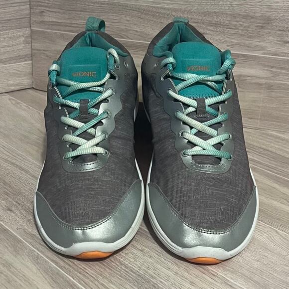 Vionic Agile Fyn Athletic Supportive Shoes Women’s US Size 9 Gray And Blue EUC - Picture 3 of 8